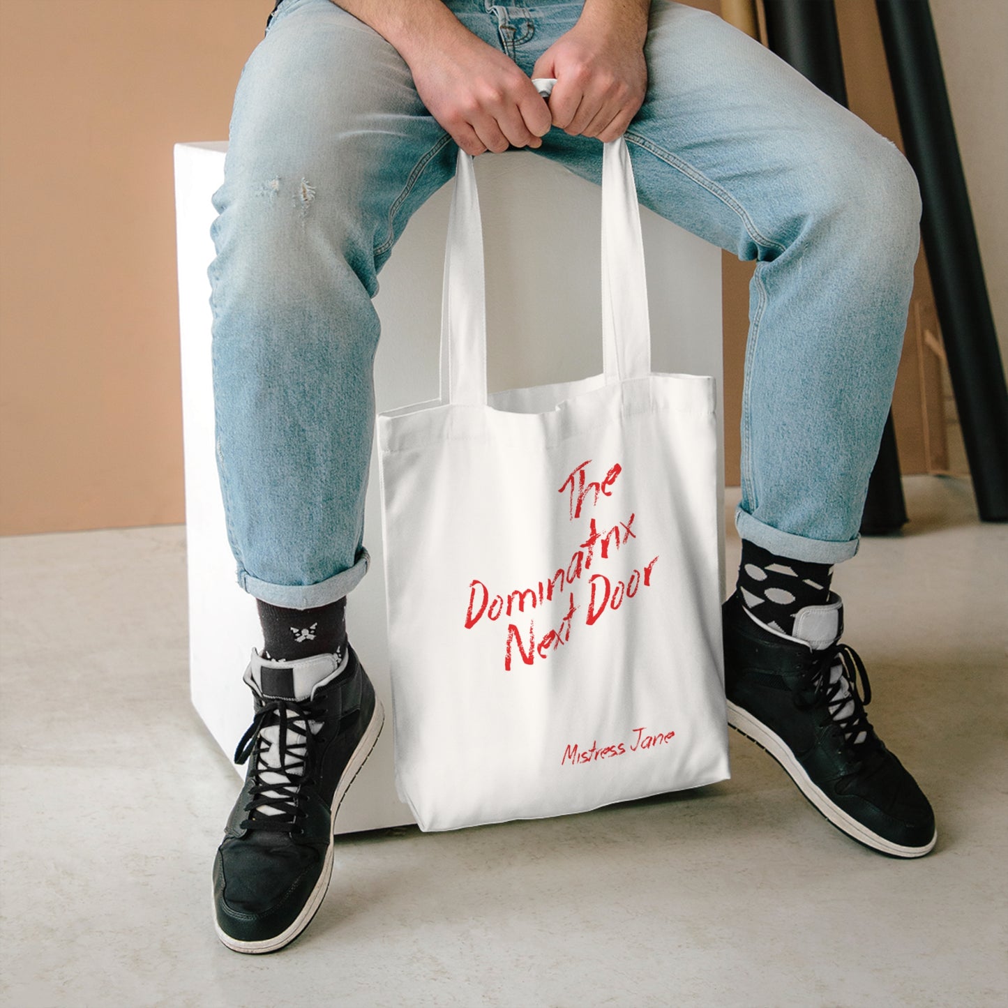 The Dominatrix Next Door - Mistress Jane - Cotton Tote Bag