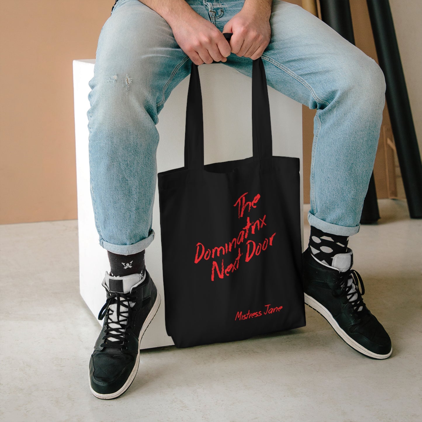 The Dominatrix Next Door - Mistress Jane - Cotton Tote Bag