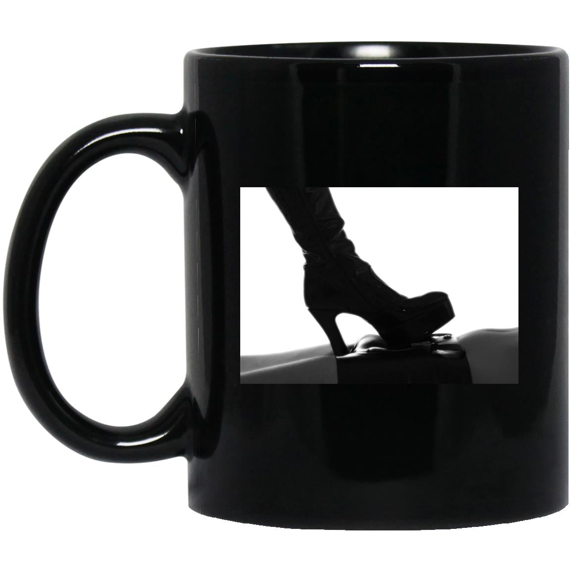 Heel, Boy 11oz Black Gloss Ceramic Mug