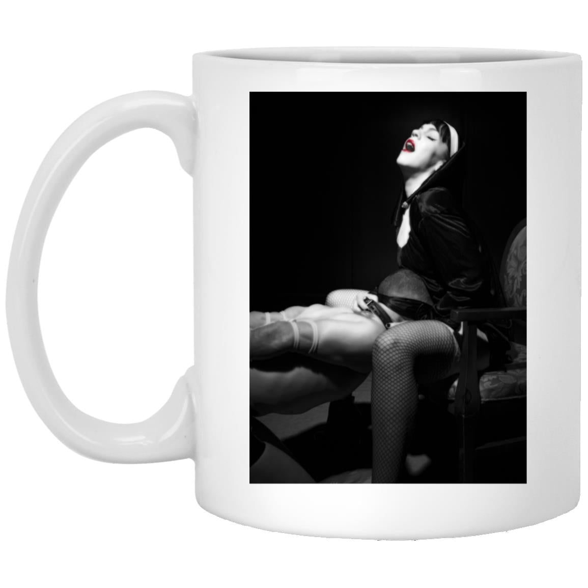 Closer To God - John 6:56 11oz White Gloss Ceramic Mug