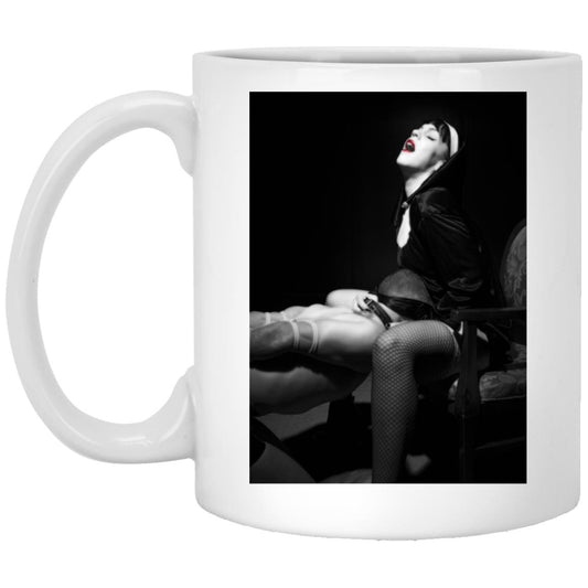Closer To God - John 6:56 11oz White Gloss Ceramic Mug